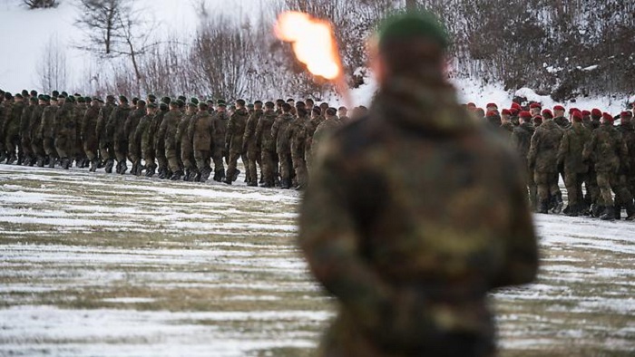 Bundeswehrsoldaten treffen in Litauen ein